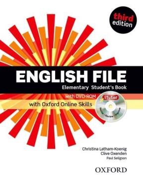 Papel English File Third Edition: Elementary. Student'S Book With Itutor And Online Skills