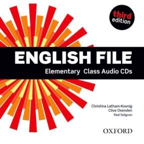 Papel English File Third Edition: Elementary. Class Audio Cds