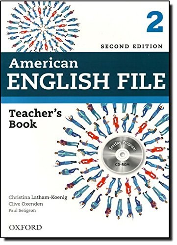 Papel American English File: Level 2. Teacher'S Book With Testing Program Cd-Rom