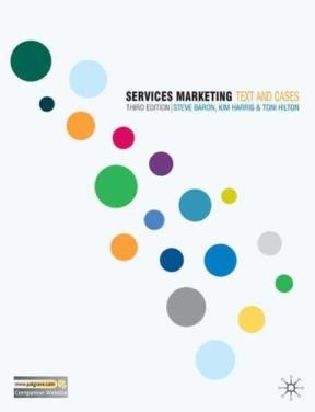 Papel Services Marketing:Texts And Cases 3/Ed.(Pb)