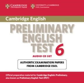 Papel Cambridge Preliminary English Test 6 Audio Cds (2)