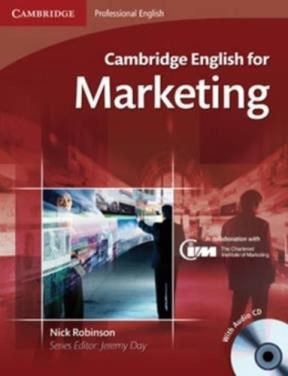 Papel Cambridge English For Marketing Student'S Book With Audio Cd