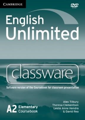 Papel English Unlimited Elementary Classware Dvd-Rom