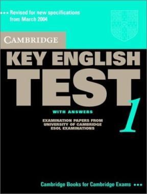 Papel Cambridge Key English Test 1 Student'S Book With Answers