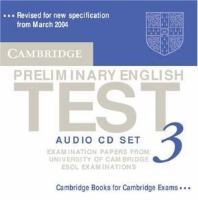 Papel Cambridge Preliminary English Test 3 Audio Cd Set (2 Cds)