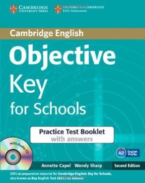 Papel Objective Key For Schools Practice Test Booklet With Answers With Audio Cd