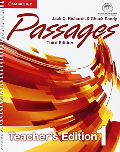 Papel Passages Level 1 Teacher'S Edition With Assessment Audio Cd/Cd-Rom