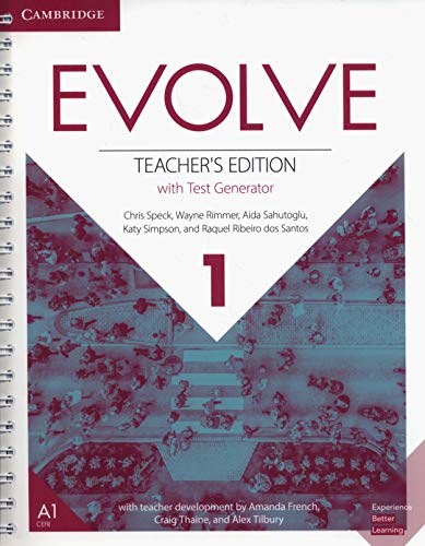 Papel Evolve Level 1 Teacher'S Edition With Test Generator