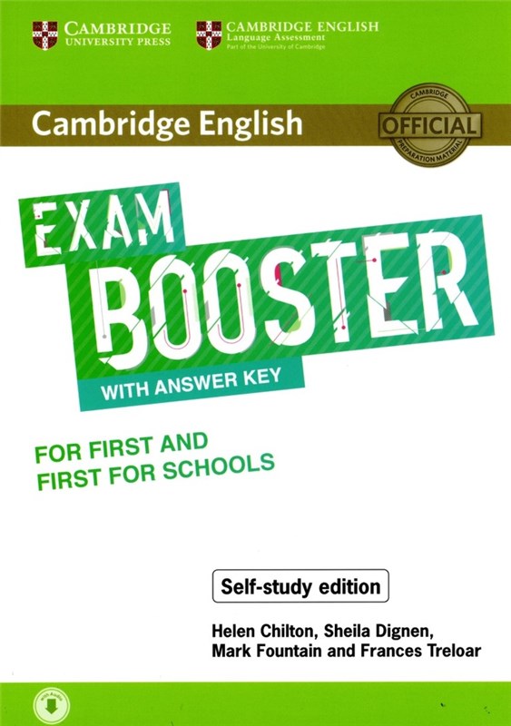 Papel Cambridge English Booster With Answer Key For First And First For Schools  - Self-Study Edition