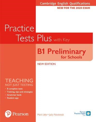 Papel B1 Preliminary For Schools Practice Tests Plus W/Key - Ceq N