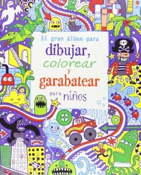 Papel Gran Album Para Dibujar, Colorear Y Garabatear Para Niños, E