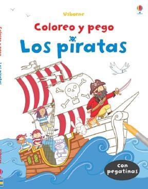 Papel Album De Piratas - Coloreo Y Pego