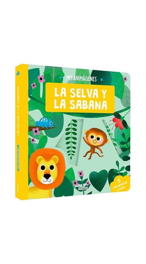 Papel La Selva Y La Sabana (Coleccion Mis Animagenes) [5 Mecanismos Y Solapas]