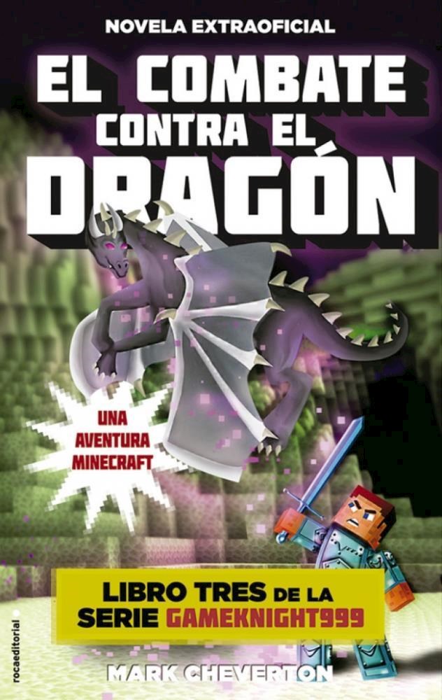 Papel Combate Contra El Dragon (Minecraft 3