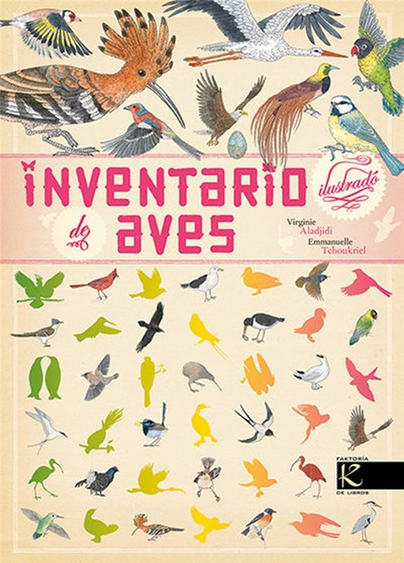 Papel Inventario Ilustrado De Aves