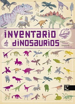 Papel Inventario Ilustrado De Dinosaurios