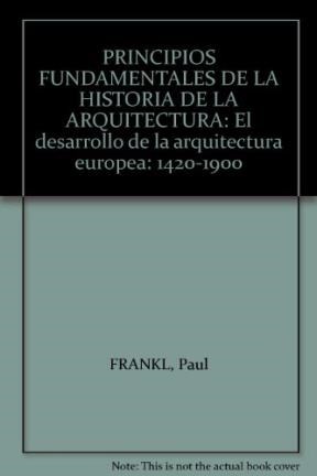 Papel Principios Fundamentales De La Historia De La Arquitectura