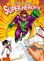 Papel Super - Heroes Dibujo Y Pinto