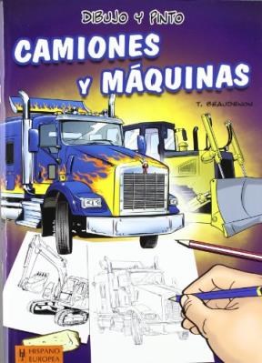Papel Camiones Y Maquinas . Dibujo Y Pinto