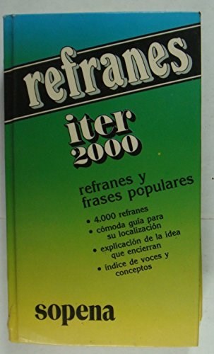 Papel Iter 2000 Refranes Y Frases Populares