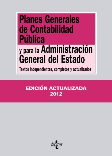 Papel Planes Generales De Contabilidad Publica Y Para La Administracion General Del Estado