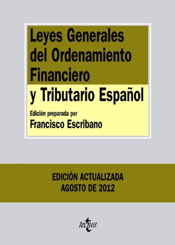 Papel Leyes Generales Del Ordenamiento Financiero Y Tributario Español