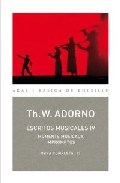 Papel O.C. Adorno 17 Escritos Musicales Iv
