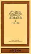 Papel Antología De La Poesía Española Del Siglo Xx
