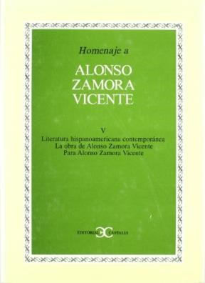 Papel Homenaje A Alonso Zamora Vicente. Volumen V