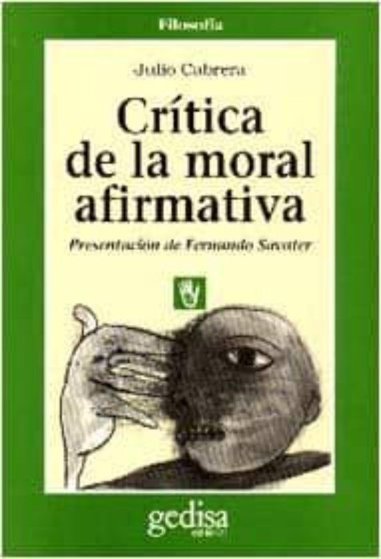 Papel Crítica De La Moral Afirmativa