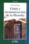 Papel Crisis Y Reconstruccion De La Filosofia