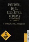 Papel Panorama De La Linguistica Moderna I