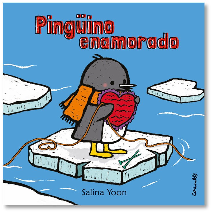 Papel Pingüino Enamorado