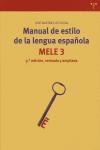 Papel Manual De Estilo De La Lengua Espaola.3 Ed