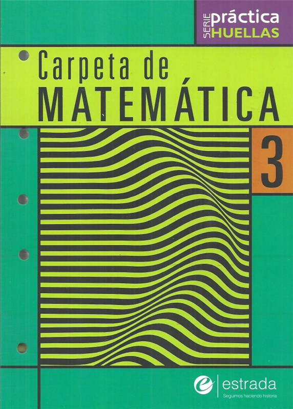 Papel Carpeta Matematica 3 Es Practica - Huellas
