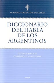Papel Diccionario Del Habla De Los Argentinos