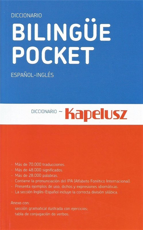Papel Diccionario Bilingúe Pocket