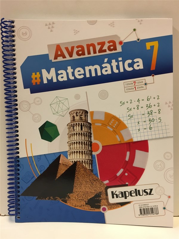 Papel Matematica 7 - Avanza (Ed.2020)