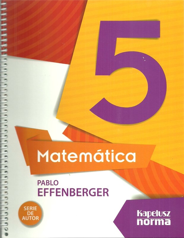 Papel Matemática Effenberger 5 - Novedad 2017