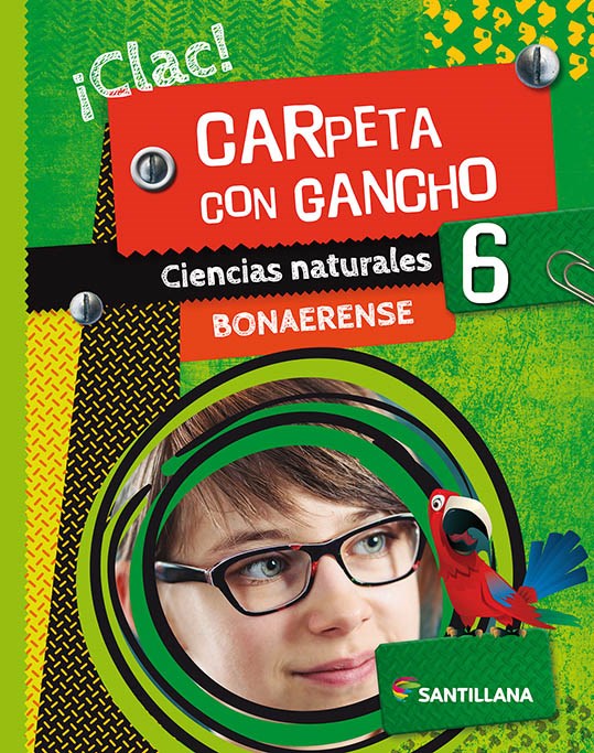 Papel ¡Clac! Carpetas Con Gancho Ciencias Naturales 6 Bonaerense Nov 2020