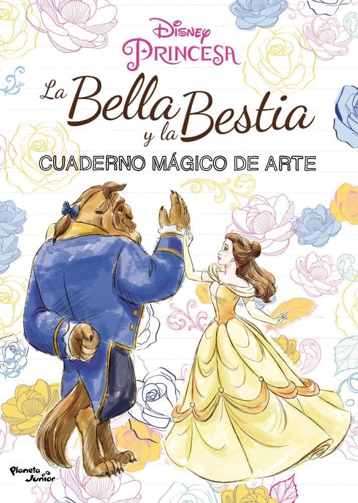 Papel La Bella Y La Bestia. Cuaderno Mágico De Arte