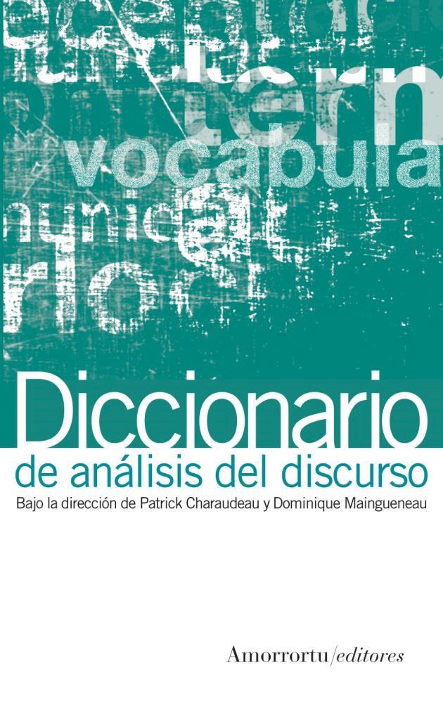 Papel Diccionario De Analisis Del Discurso
