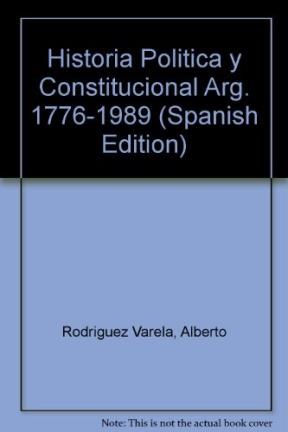 Papel Manual De Historia Politica Y Constitucional Argentina (1776