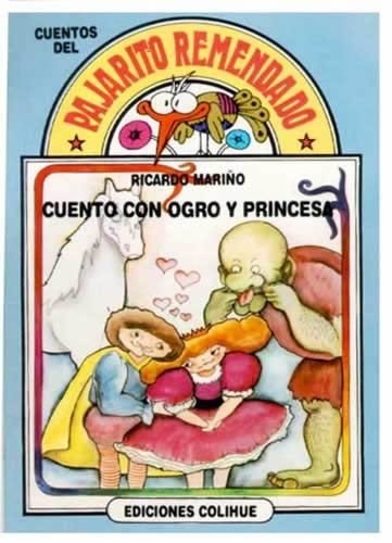 Papel Cuento Con Ogro Y Princesa - Pajarito Remendado