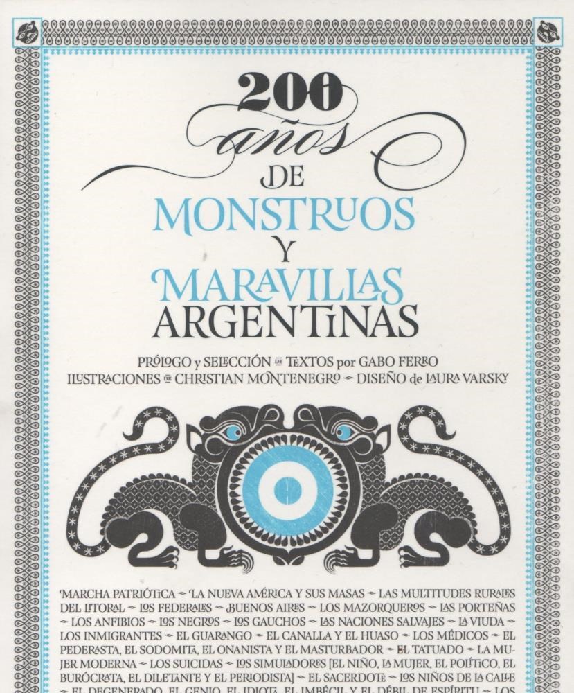 Papel 200 Años De Monstruos Y Maravillas Argentinas