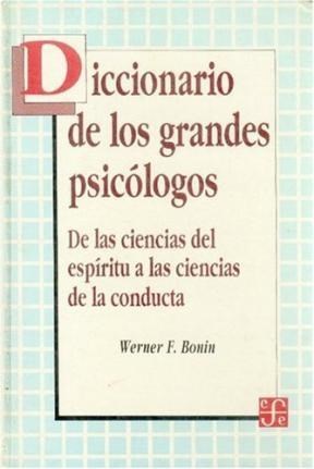 Papel Diccionario De Los Grandes Psicólogos