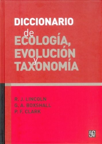 Papel Diccionario De Ecología, Evolución Y Taxonomía