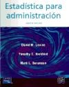 Papel Estadistica Para Administracion 4/Ed.+ Cd-Rom