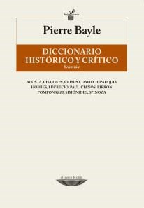 Papel Diccionario Histórico Y Filosófico (Selección)