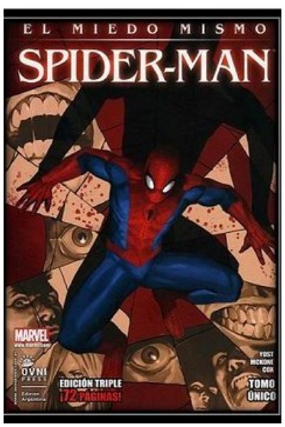 Papel Marvel - Especiales - Spiderman El Miedo Mismo